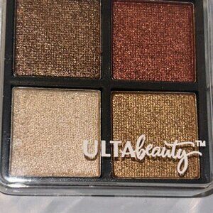 Ulta Beauty Eye Shadow quad shimmer Bronze, Copper, Vanilla , Gold 0.1 Oz